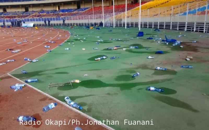 Casse au Stade de Martyrs.